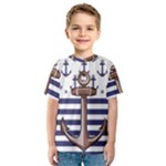 Anchor Background Design Kids  Sport Mesh T-Shirt