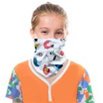 Vector Set Isolates With Cute Birds Scandinavian Style Face Covering Bandana (Kids)