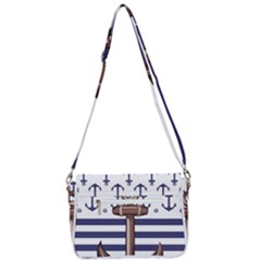 Shoulder Bag with Back Zipper 