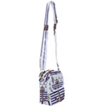 Anchor Background Design Shoulder Strap Belt Bag