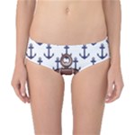 Anchor Background Design Classic Bikini Bottoms