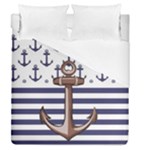 Anchor Background Design Duvet Cover (Queen Size)