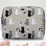 Cute Cat Seamless Pattern Make Up Pouch (Large)
