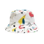 Vector Set Isolates With Cute Birds Scandinavian Style Inside Out Bucket Hat