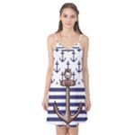 Anchor Background Design Camis Nightgown 