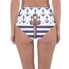 Reversible High-Waist Bikini Bottoms 