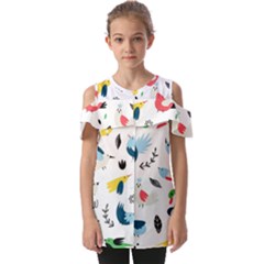Fold Over Open Sleeve Top 