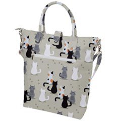 Buckle Top Tote Bag 
