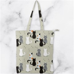 Double Zip Up Tote Bag 