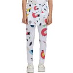 Vector Set Isolates With Cute Birds Scandinavian Style Kids  Skirted Pants