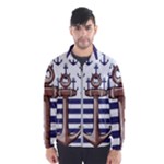 Anchor Background Design Men s Windbreaker
