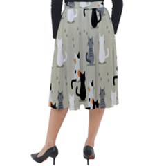 Classic Velour Midi Skirt  