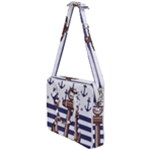 Anchor Background Design Cross Body Office Bag