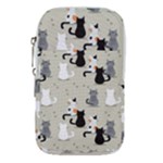 Cute Cat Seamless Pattern Waist Pouch (Small)