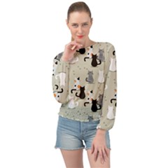 Banded Bottom Chiffon Top 