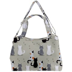 Double Compartment Shoulder Bag 