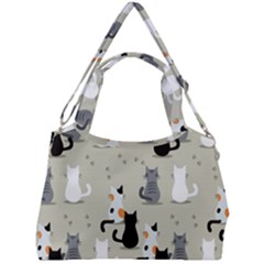 Double Compartment Shoulder Bag 