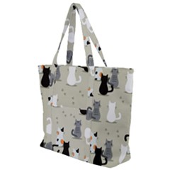 Zip Up Canvas Bag 