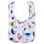 Vector Set Isolates With Cute Birds Scandinavian Style Baby Bib