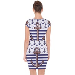 Capsleeve Drawstring Dress  