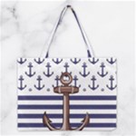 Anchor Background Design Medium Tote Bag