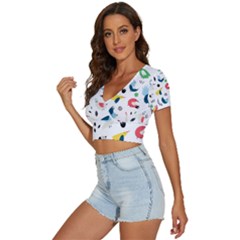 V-Neck Crop Top 