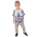 Anchor Background Design Kids  Raglan T-Shirt