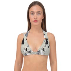 Double Strap Halter Bikini Top 