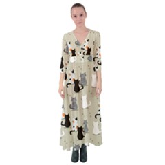Button Up Maxi Dress 