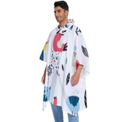 Men s Hooded Rain Ponchos 