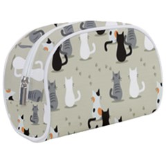 Cute Cat Seamless Pattern Make Up Case (Medium) from ArtsNow.com