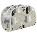 Cute Cat Seamless Pattern Make Up Case (Medium)