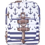 Anchor Background Design Full Print Backpack