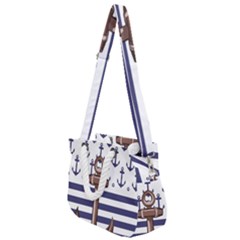 Rope Handles Shoulder Strap Bag 