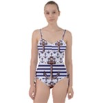 Anchor Background Design Sweetheart Tankini Set