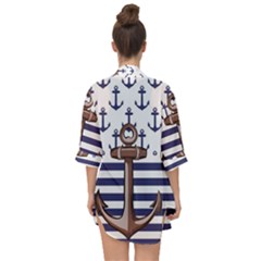 Open Front Chiffon Kimono 