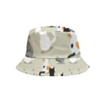 Cute Cat Seamless Pattern Inside Out Bucket Hat (Kids)