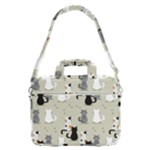 Cute Cat Seamless Pattern MacBook Pro 16  Shoulder Laptop Bag