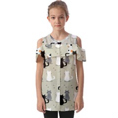 Fold Over Open Sleeve Top 