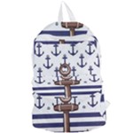 Anchor Background Design Foldable Lightweight Backpack