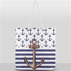 Full Print Rope Handle Tote (Large) 
