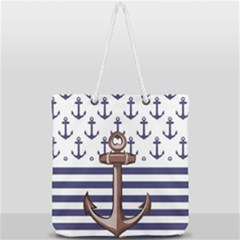 Full Print Rope Handle Tote (Large) 