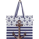 Anchor Background Design Canvas Travel Bag