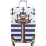 Anchor Background Design Luggage Cover (Large)