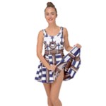 Anchor Background Design Inside Out Casual Dress