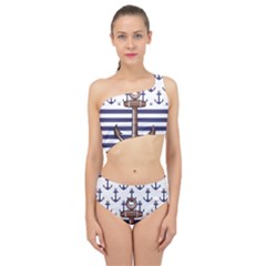 Spliced Up Two Piece Swimsuit 