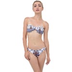 Anchor Background Design Classic Bandeau Bikini Set