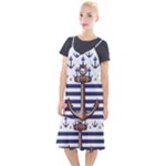 Anchor Background Design Camis Fishtail Dress