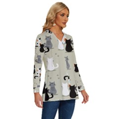 Long Sleeve Drawstring Hooded Top 