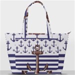 Anchor Background Design Back Pocket Shoulder Bag 